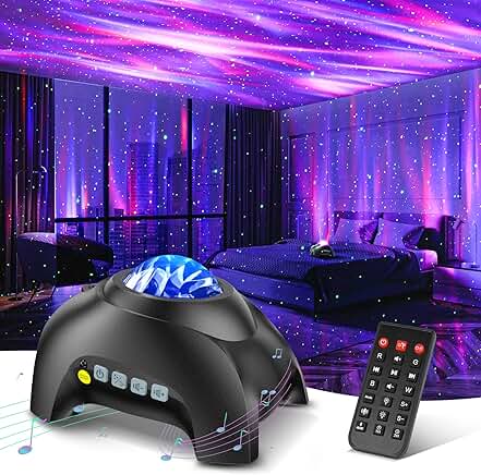 Light Aurora Projector with 33 Effects and Bluetooth Speaker