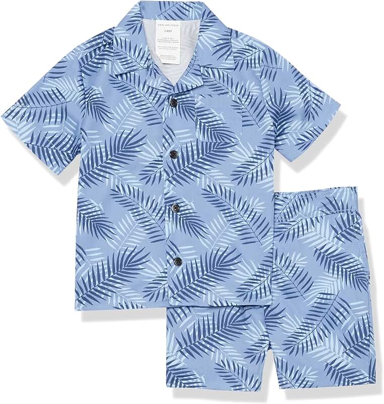 Baby Boys' Dress Up Outfit with Shirt and Shorts