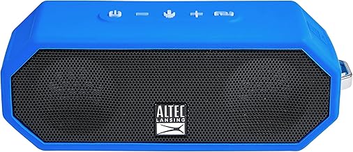 Waterproof Bluetooth Speaker with 10-Hour Battery