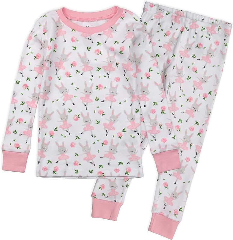 Baby Girl 2-Piece Organic Cotton Pajamas
