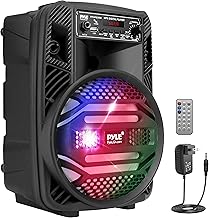 Portable 300W Bluetooth PA Speaker with Microphone and Lights