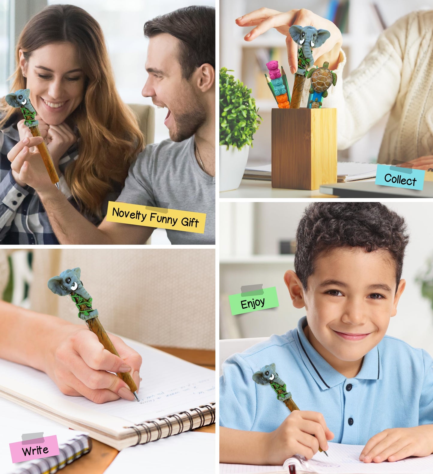 Elephant Resin Pen for Kids and Office Use