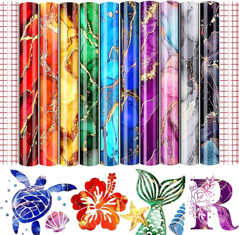 12x10 Inch Permanent Outdoor Vinyl Sheets for DIY Projects