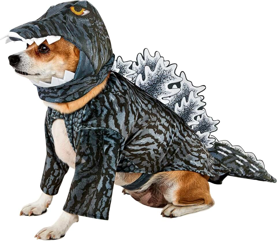 Godzilla Pet Costume and Headpiece