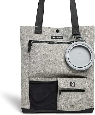 Dog Travel Tote with Pockets and Accessories