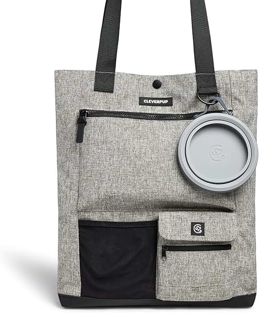 Dog Travel Tote with Pockets and Accessories