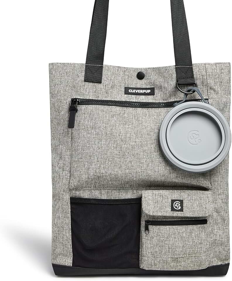 Dog Travel Tote with Pockets and Accessories