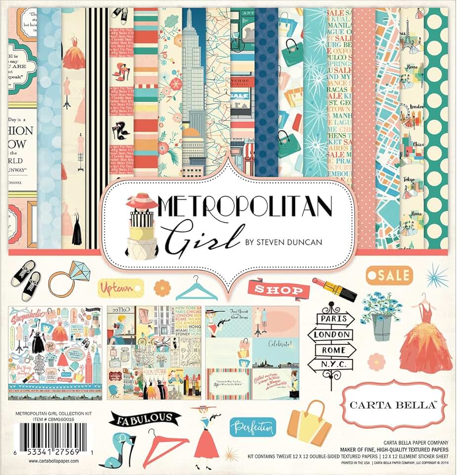 Metropolitan Girl Collection Paper Kit