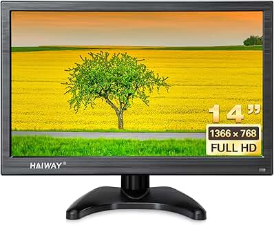 14-Inch Security Monitor with Built-in Speakers