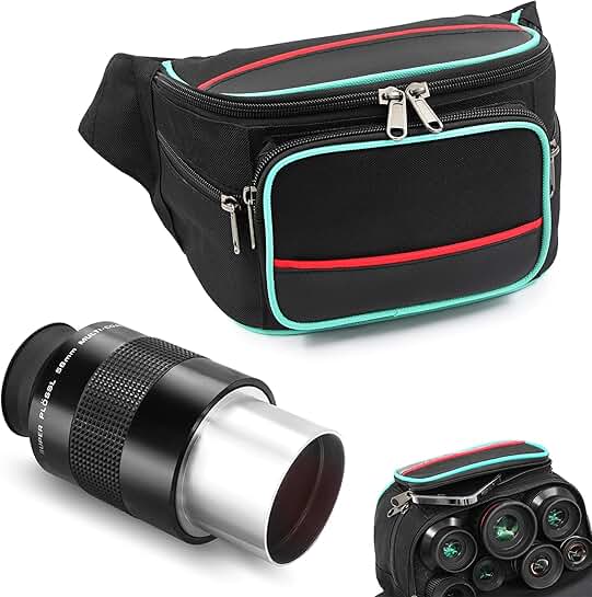 2-inch 56mm Super Plossl Telescope Eyepiece with Bumbag