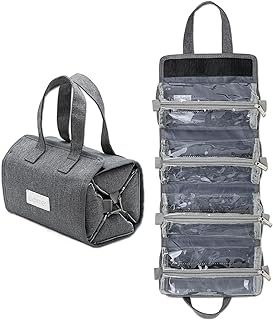 Small Travel Toiletry Bag with Removable Compartments