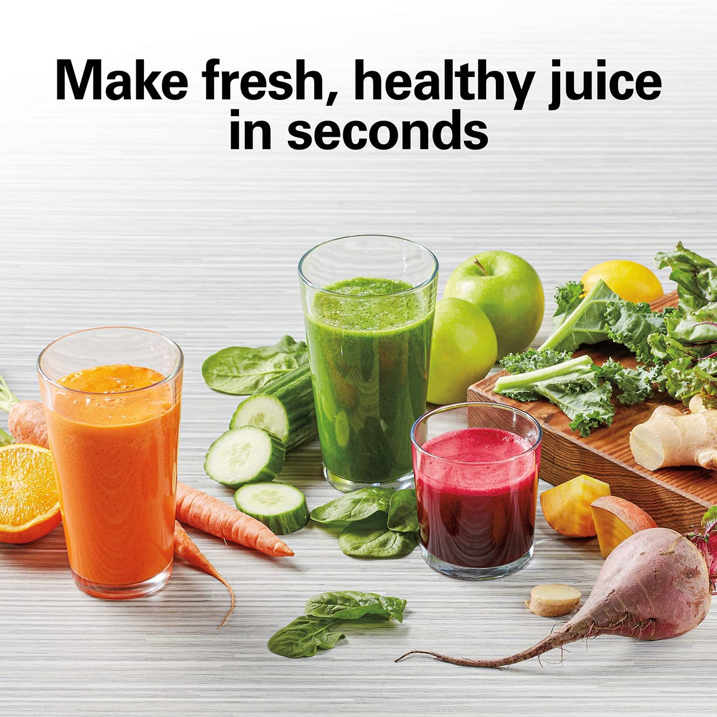 Juicer Machine, Big Mouth Large 3 Feed Chute for Whole Fruits and Vegetables, Easy to Clean, Centrifu Extractor, BPA Free, 800W Motor, Black