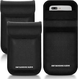 3 Pack Faraday Bags for Phone Signal Blocking and Security
