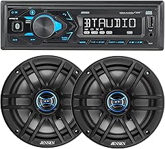7-Character LCD Car Stereo and 6.5-inch Speakers Bundle