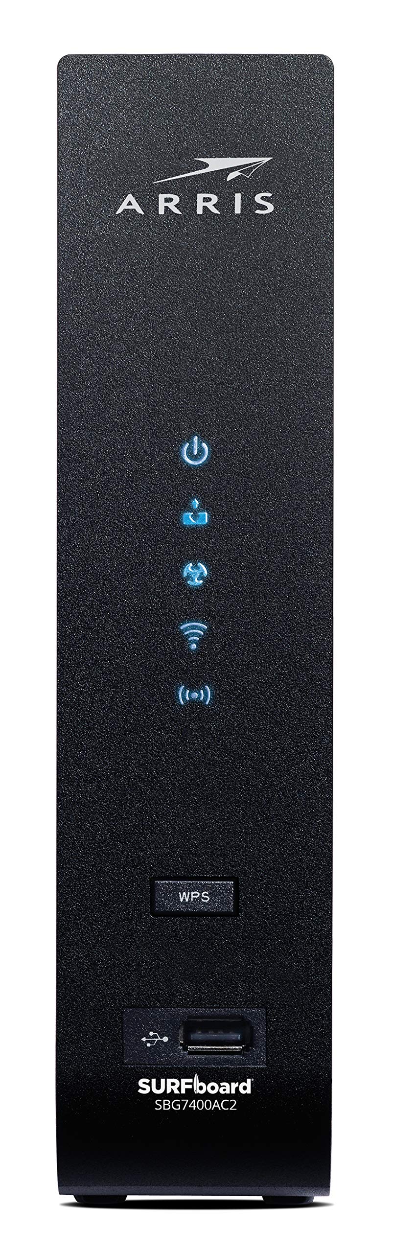 SURFboard SBG7400AC2 DOCSIS 3.0 Cable Modem & AC2350 Wi-Fi Router | Approved for Comcast Xfinity, Cox, Charter Spectrum & more | Four 1 Gbps Ports | 800 Mbps Max Internet Speeds 2 Year Warranty