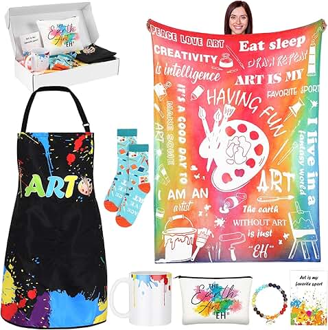 8-Piece Christmas Gift Set for Art Lovers