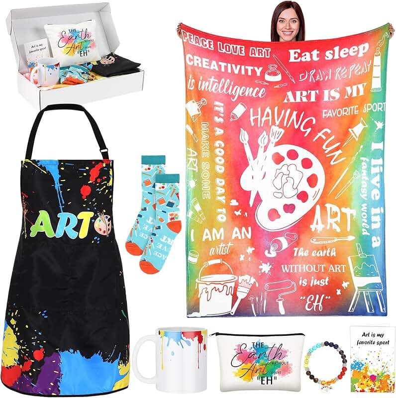 8-Piece Christmas Gift Set for Art Lovers