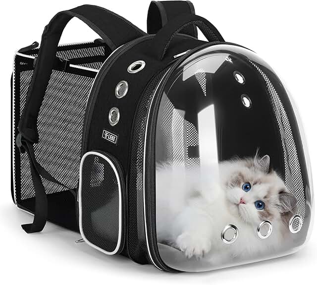 Large Expandable Cat and Small Dog Backpack Carrier