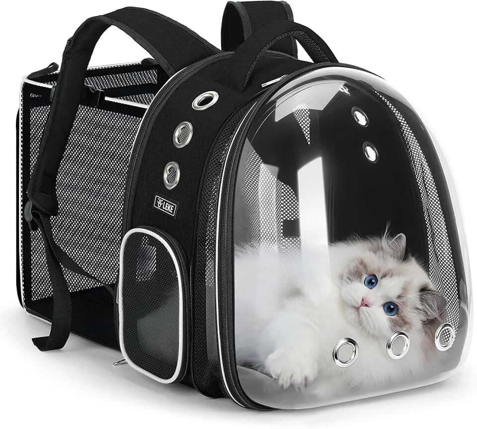 Large Expandable Cat and Small Dog Backpack Carrier