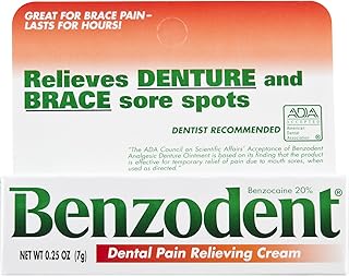 Denture Cream, 0.25 oz, 12-pack