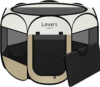 Medium Pet Playpen for Dogs and Cats
