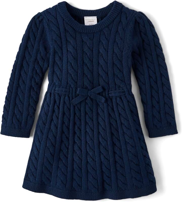 Newborn Long Sleeve Sweater Dress