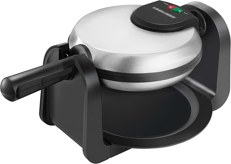 Flip Waffle Maker for 7-inch Belgian Waffles