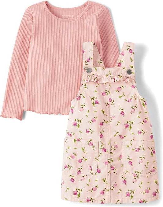 Baby Girls' Long Sleeve Top and Dress Set