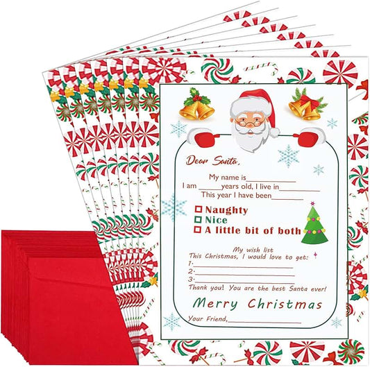 Christmas Countdown Calendar with Socks and Stationery