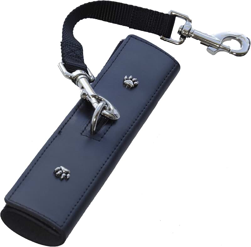 Black PawRider Tether Pet Leash