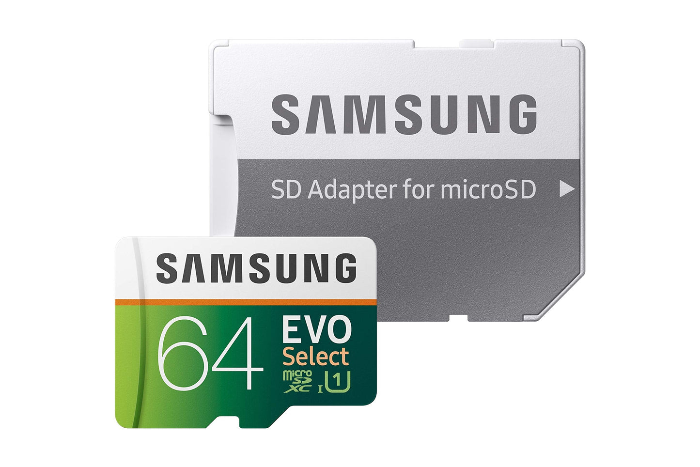 EVO Select 64GB microSDXC UHS-I U1 100MB/s Full HD & 4K UHD Memory Card with Adapter (MB-ME64HA)