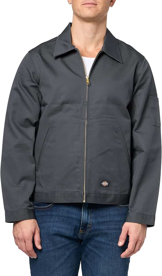Unlined Charcoal Eisenhower Jacket, 5X Regular
