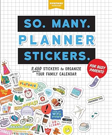 Over 2,600 Planner Stickers for Busy Parents