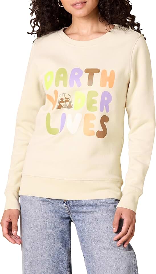 Women's Fleece Crew Sweatshirts with Princess Design