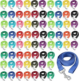 48 Pack Colorful Dog Leashes for Small and Medium Dogs