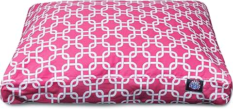 Coral Links Medium Rectangle Pet Bed
