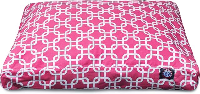 Coral Links Medium Rectangle Pet Bed