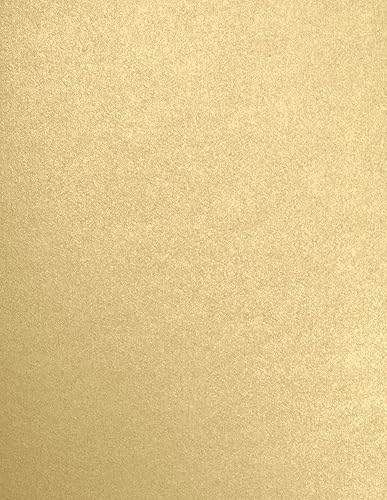 Blonde Metallic Letter Paper, 8.5 x 11, 80lb, 50 sheets