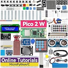 Raspberry Pi Pico 2 W Starter Kit with 96 Projects
