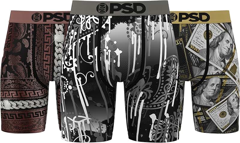 Men's Luster Lux Boxer Briefs, 3-Pack