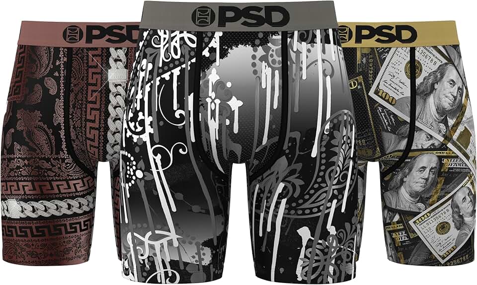 Men's Luster Lux Boxer Briefs, 3-Pack