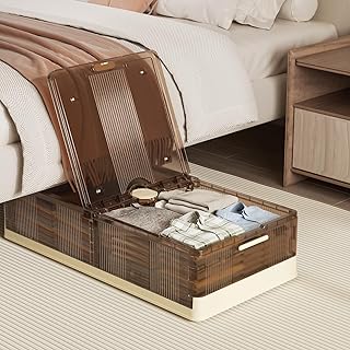 Stackable Under Bed Storage Bins with Wheels