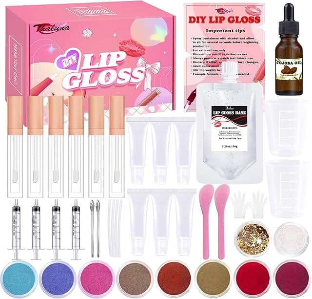 Lip Gloss Making Kit for Girls and Women