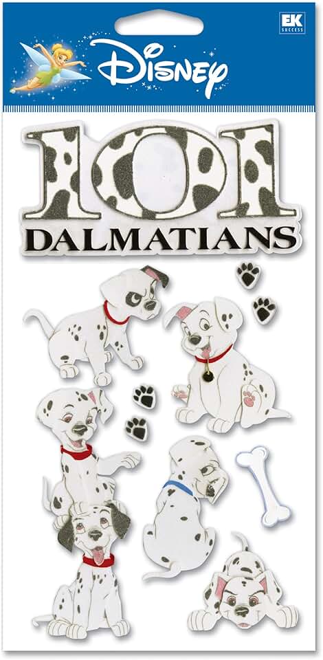 101 Dalmatians dimensional sticker