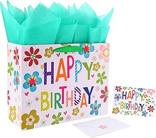 Large 13" Gift Bag with Card and Tissue Paper