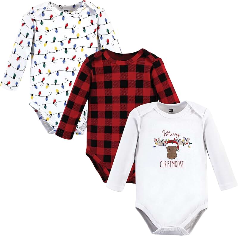 Unisex Baby Cotton Long-Sleeve Bodysuits Pack