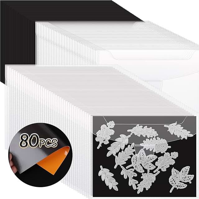 80-Piece Stamp and Die Storage Set with Magnetic Sheets