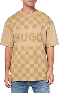 Men's Large Logo Checkered T-Shirt