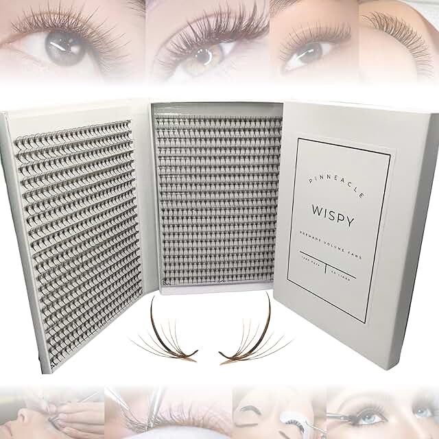 Black and Brown Premade Volume Fans, Mix Sizes, Easy Pick-Up