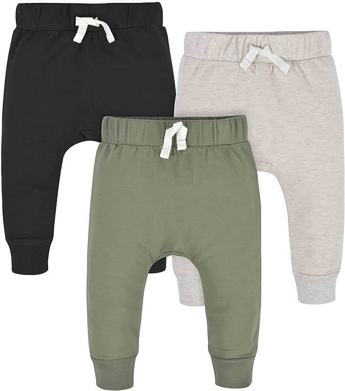 Three-Pack of Baby Boys' Jogger Pants